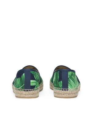 PRINTED CANVAS ESPADRILLES