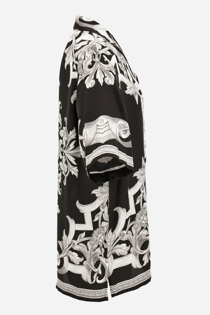 Informal Shirt In Twill Poly Architectural Barocco Print