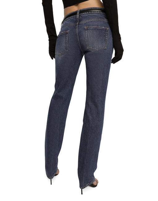 KIM DOLCE&GABBANA SKINNY JEANS IN STRETCH DENIM