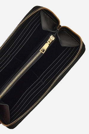 Medusa 95 Zip Around Wallet In Quilted Lamb Leather