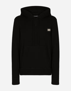 HOODED SWEATER IN WOOL AND CASHMERE