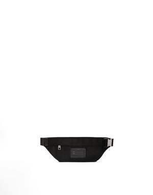 SMALL NYLON BELT BAG WITH RUBBERIZED LOGO