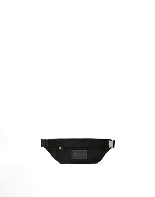 SMALL NYLON BELT BAG WITH RUBBERIZED LOGO