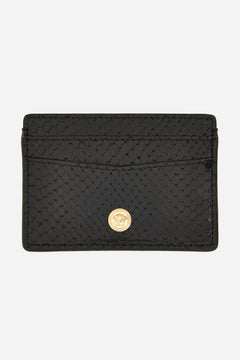 Icon Card Holder In Printed Ayers Calf Leather