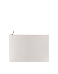 CALFSKIN DOCUMENT HOLDER WITH HEAT-STAMPED LOGO
