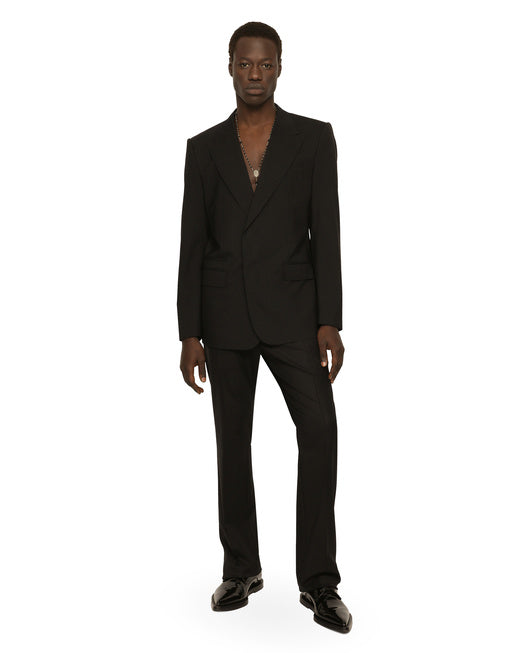 STRETCH WOOL PANTS