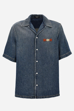 Shirt Denim In Dirty Indigo Wash Denim