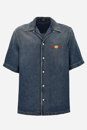 Shirt Denim In Dirty Indigo Wash Denim