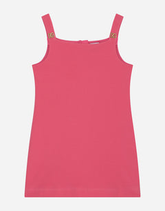 INTERLOCK DRESS WITH METAL DG LOGO
