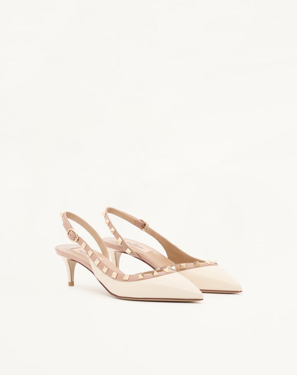 DÉCOLLETÉ SLINGBACK ROCKSTUD IN VITELLO 50MM