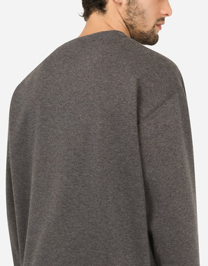 JERSEY SWEATSHIRT WITH EMBROIDERY