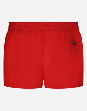 SHORT SWIM TRUNKS WITH DG HARDWARE
