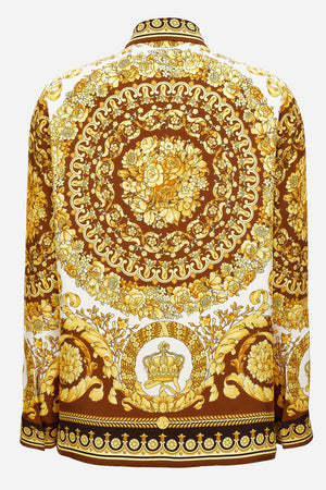 Formal Shirt In Barocco 92 Foulard On Silk Twill