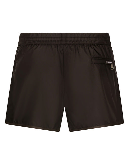 SWIM SHORTS WITH CONTRASTING BAND