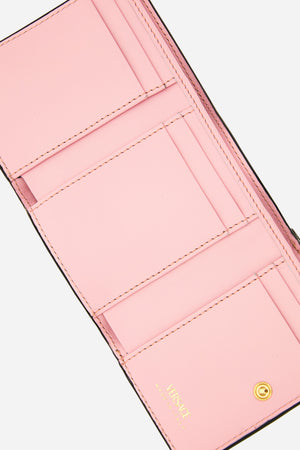 Smooth Icon Trifold Wallet In Lamb Leather