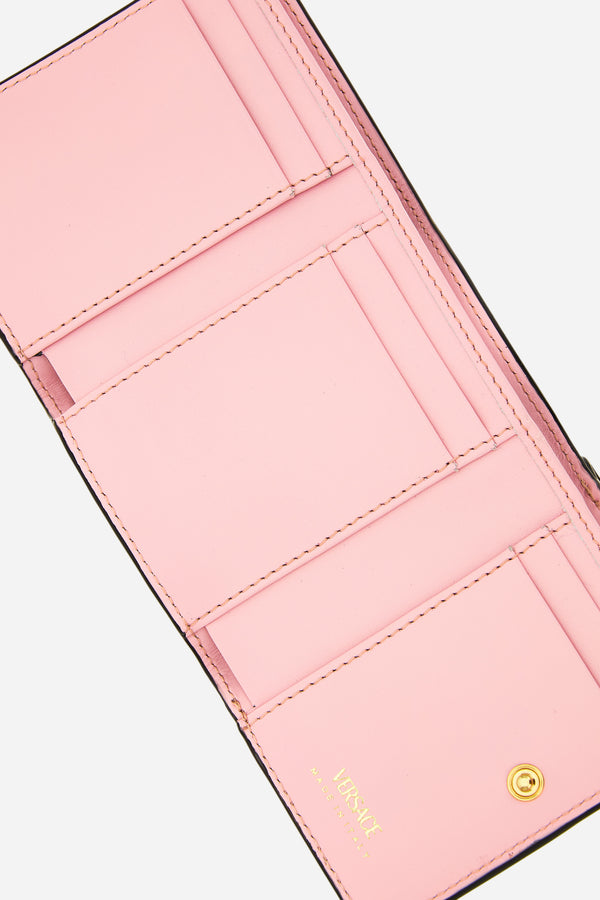 Smooth Icon Trifold Wallet In Lamb Leather