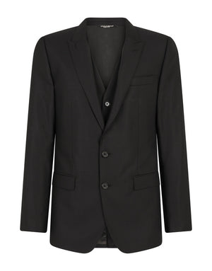 WOOL AND SILK MARTINI-FIT SUIT