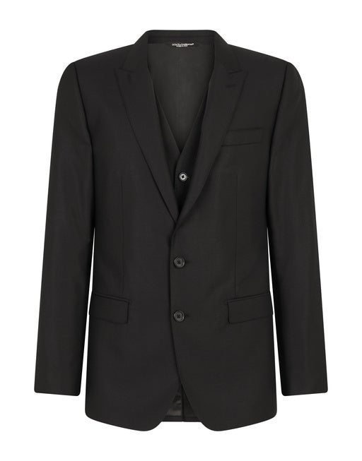 WOOL AND SILK MARTINI-FIT SUIT