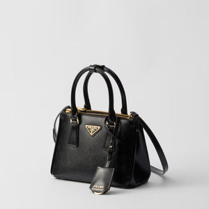 Galleria Mini Saffiano Vernice Black