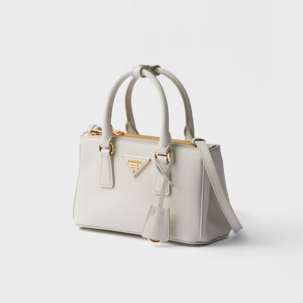 Galleria Mini Saffiano Talco