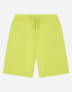 JOGGING SHORTS WITH EMBOSSED LOGO