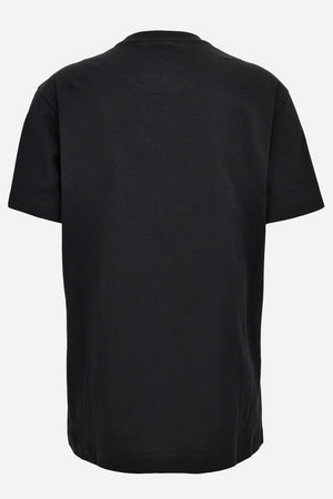 T-Shirt In Jersey Fabric + Leopard Print