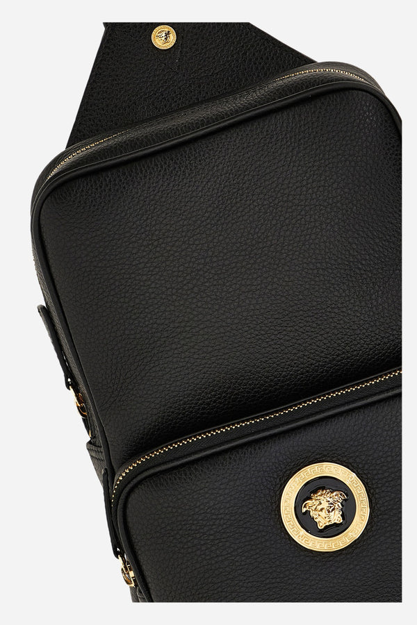 Icon Sling Backpack In Grainy Calf Leather