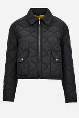 Blouson In Nylon Fabric With Lining Baroque Palm Allover Print Reversible