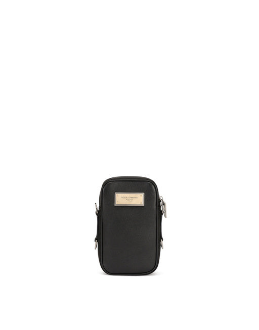 GRAINY CALFSKIN CROSSBODY BAG