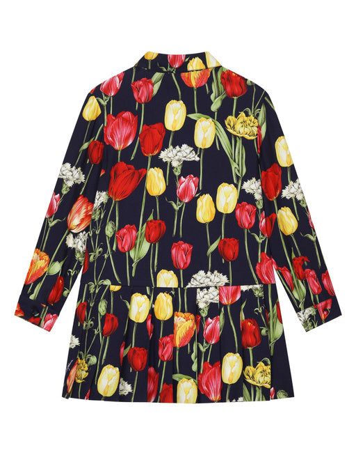VIYELLA DRESS WITH TULIP PRINT