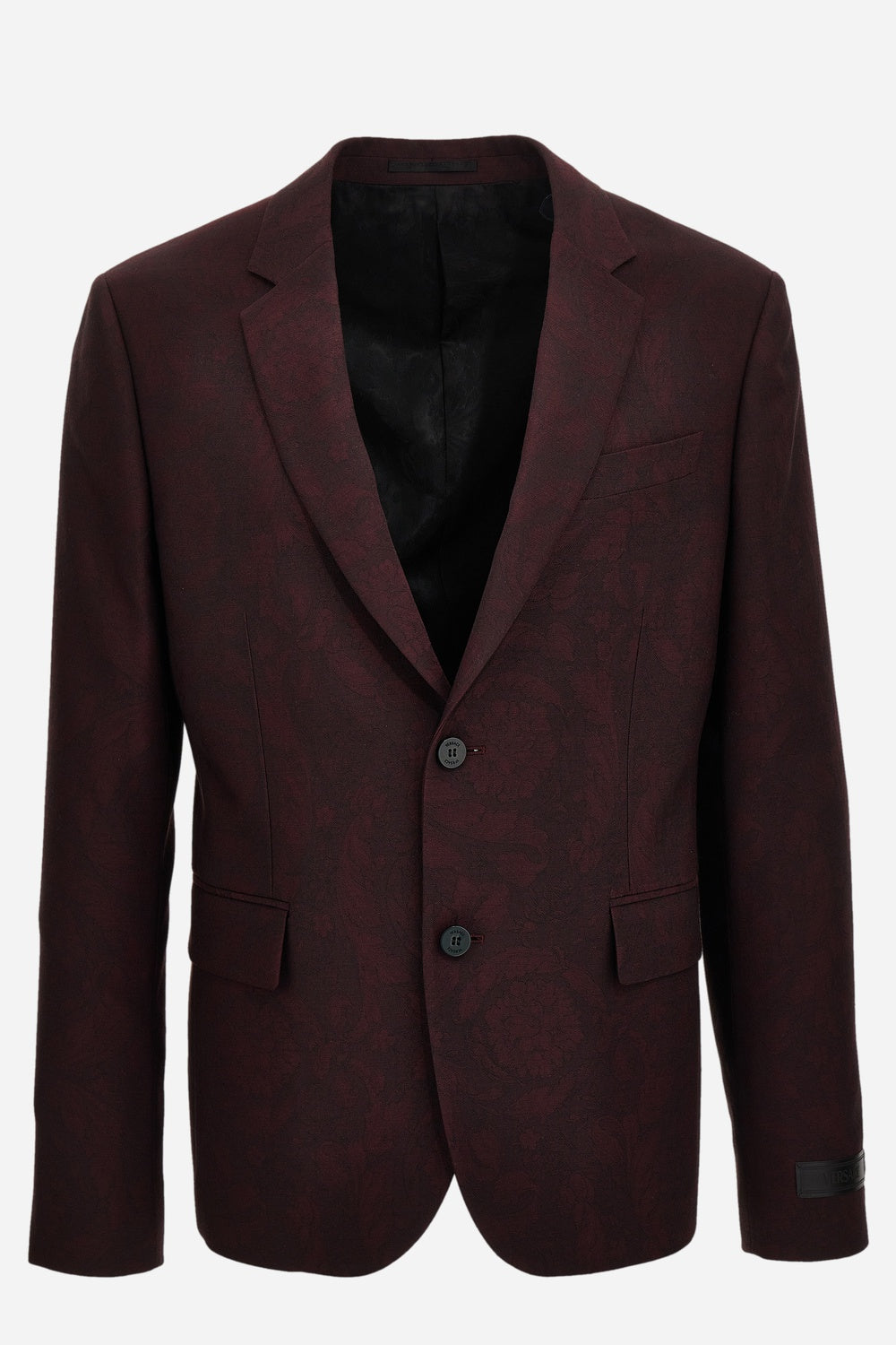Formal Jacket In Barocco Jacquard Wool Fabric