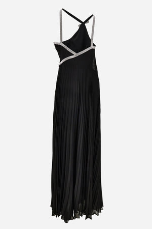 Gown In Techno Georgette