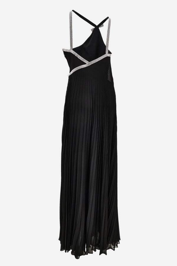 Gown In Techno Georgette