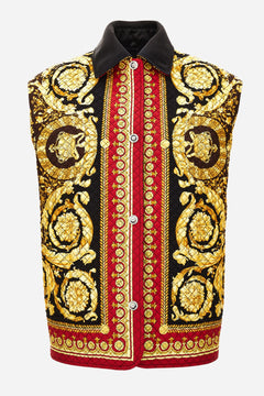 Blouson In Quilted Barocco 92 Foulard On Silk Twill