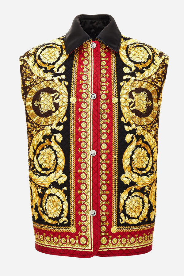 Blouson In Quilted Barocco 92 Foulard On Silk Twill