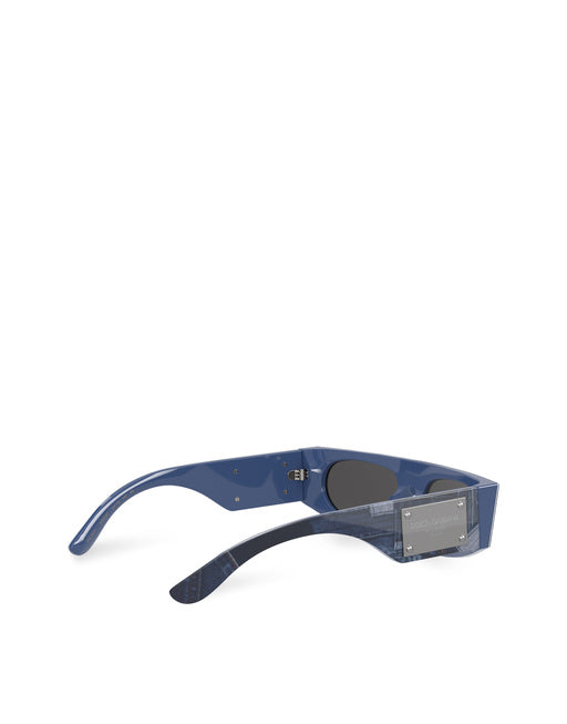 PATCHWORK DENIM SUNGLASSES