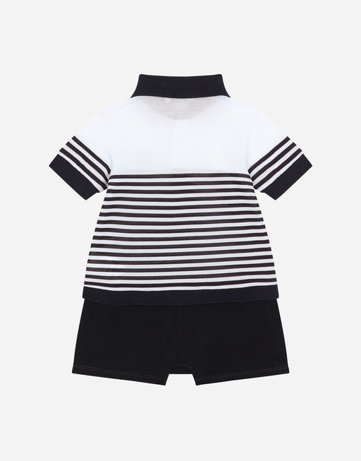 PIQUÉ ONESIE WITH DG LOGO