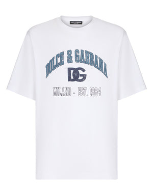 COTTON T-SHIRT WITH PRINT