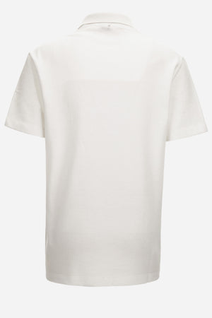 Polos In Piquet Fabric-Medusa Embroidery