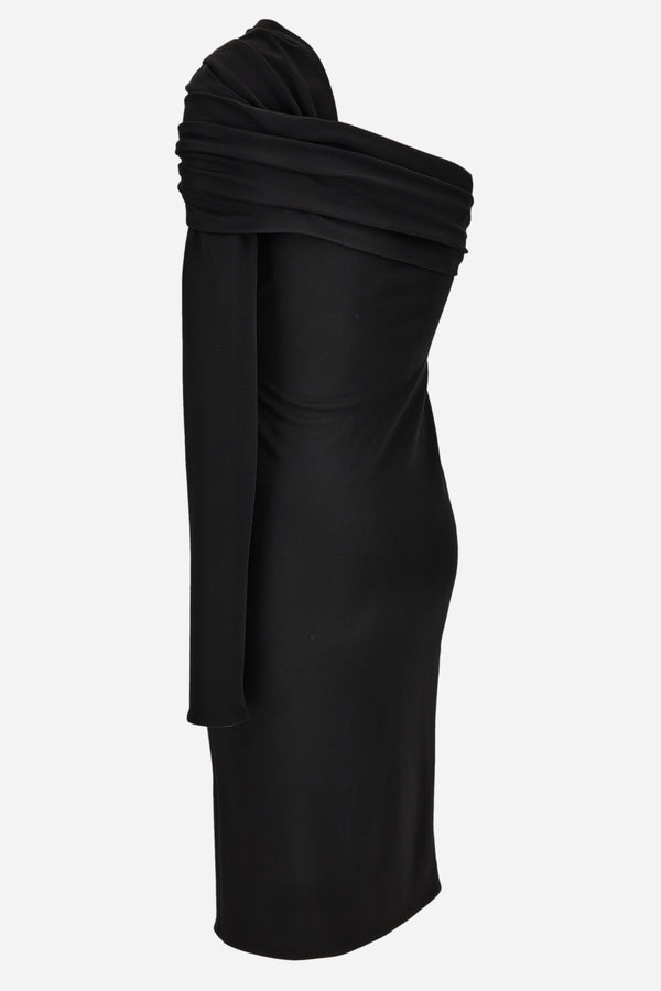 Cocktail Dress In Responsible Techno Piquet Stretch