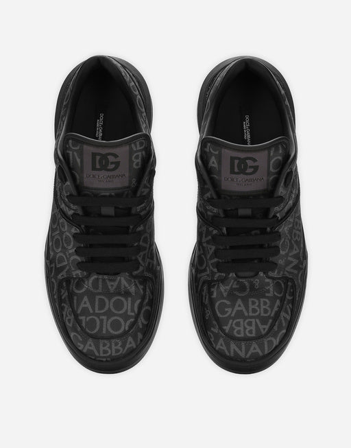 COATED JACQUARD NEW ROMA SNEAKERS
