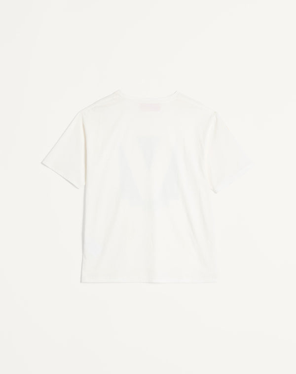 T-Shirt In Cotone Con Stampa Chez Valentino