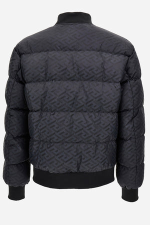 Down Jacket/Vest In Light Jacquard Monogram Technical Fabric
