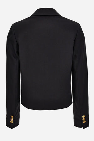 Informal Jacket In Fluid Cotton Gabardine Whit Barocco 92 Foulard