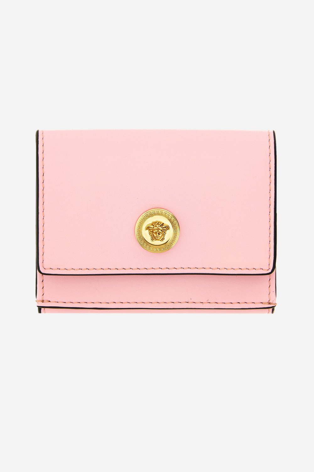Smooth Icon Trifold Wallet In Lamb Leather