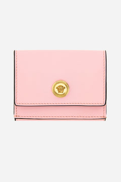 Smooth Icon Trifold Wallet In Lamb Leather