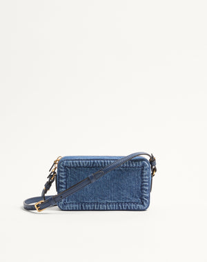 Mini Borsa A Tracolla Valentino Garavani Alltime In Denim