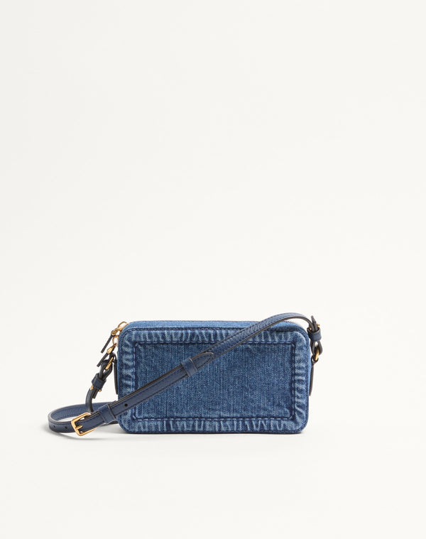 Mini Borsa A Tracolla Valentino Garavani Alltime In Denim