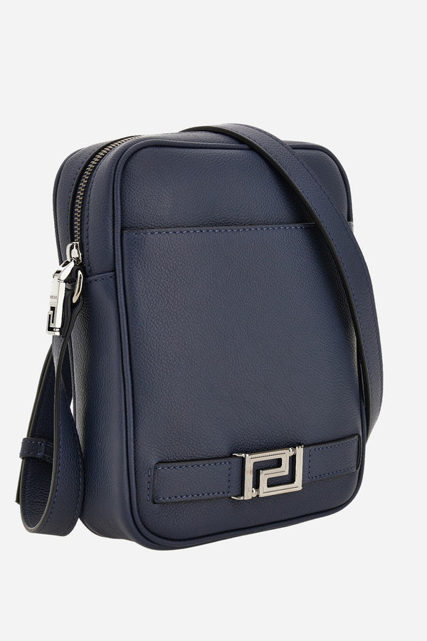 La Greca N/S Crossbody In Calf Leather