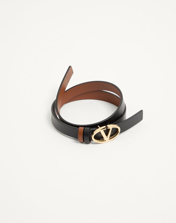 Cintura Reversibile Vlogo The Bold Edition In Vitello 20 Mm